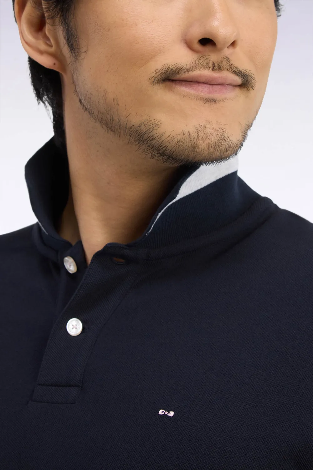 Eden Park polo coton marine manches courtes