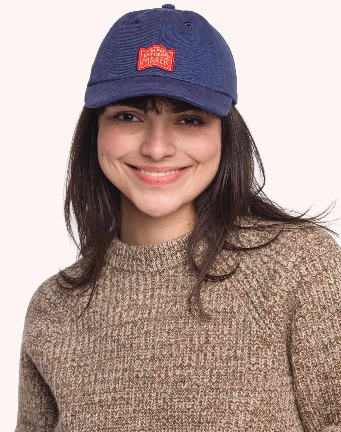 OLOW Six Panel casquette bleu outremer coton bio