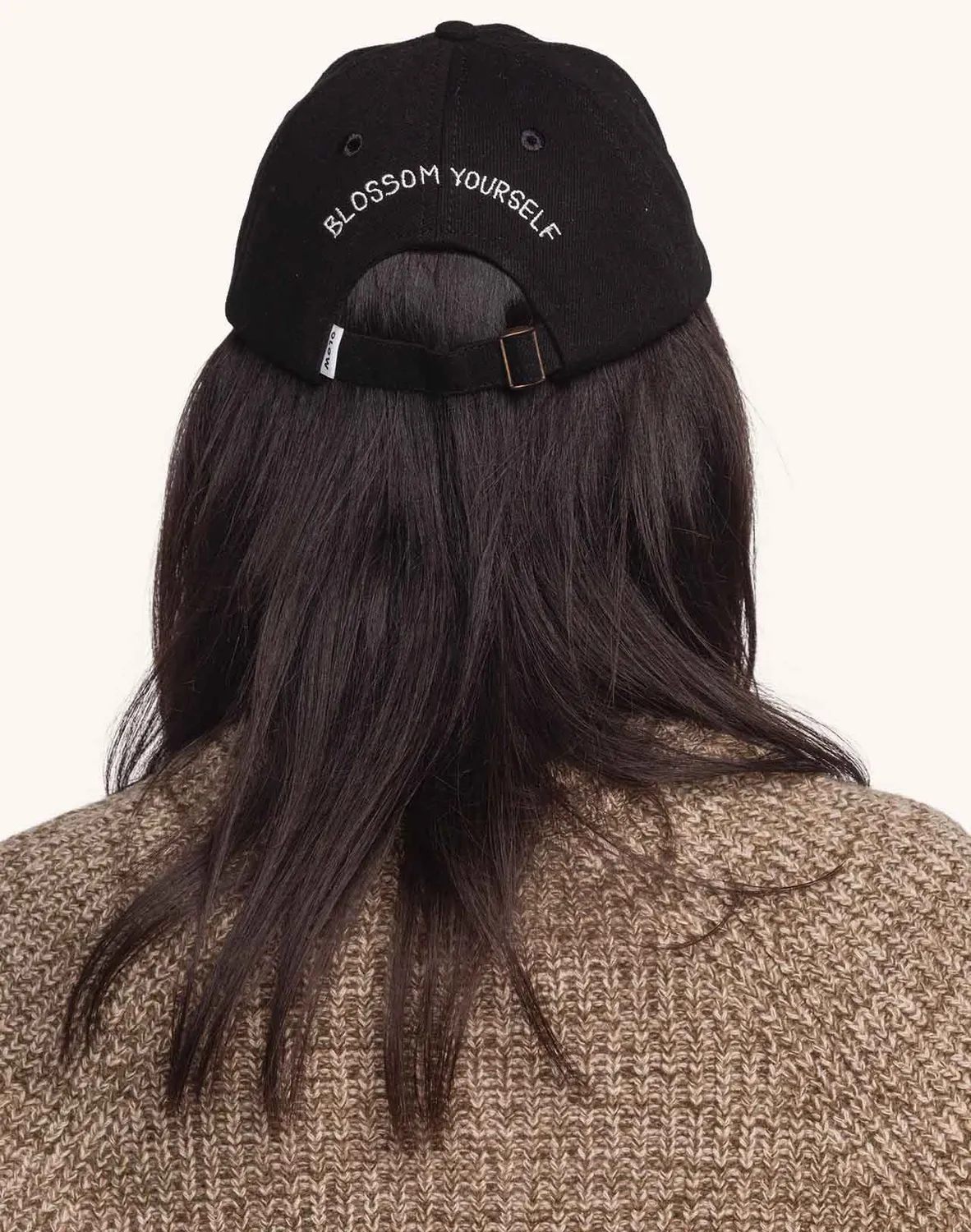 OLOW Six Panel casquette Blossom denim noir