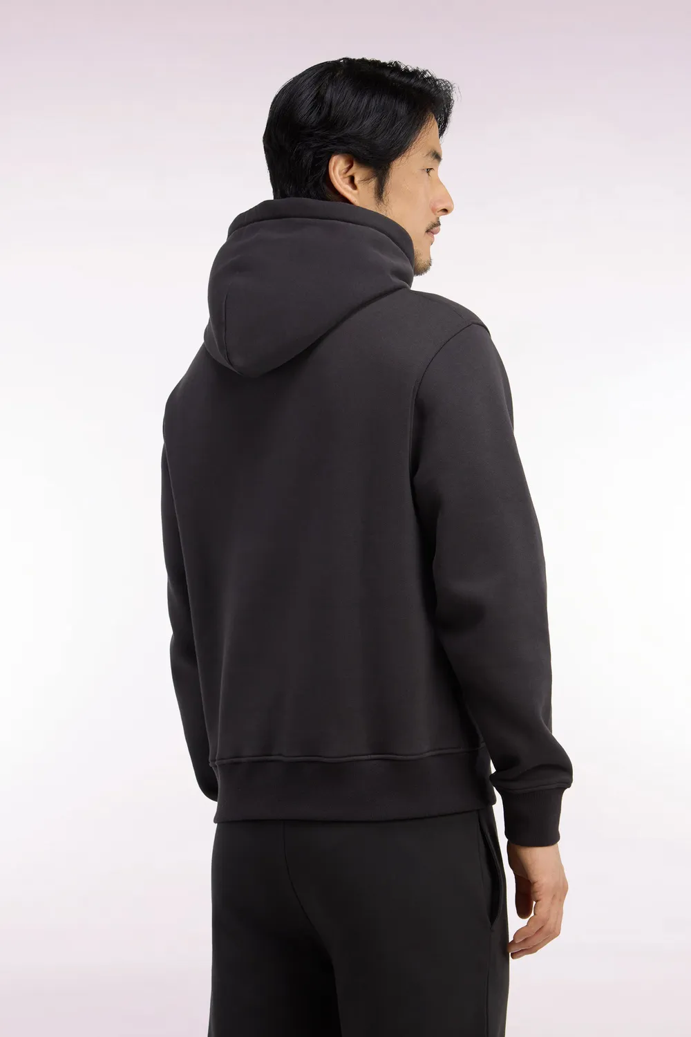 Eden Park College sweat capuche marron molleton