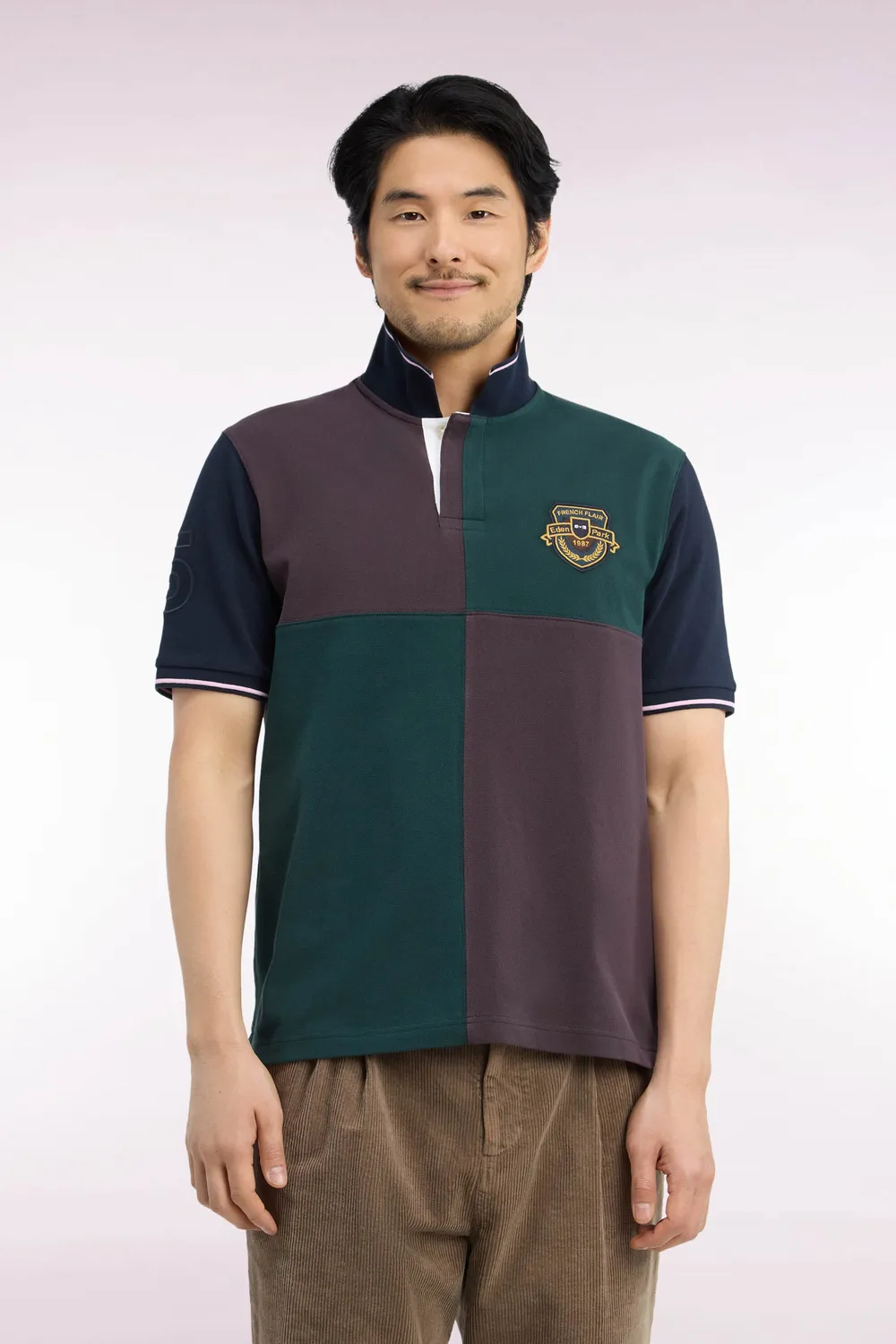 Eden Park Tradi Preppy polo coton cadrans écusson