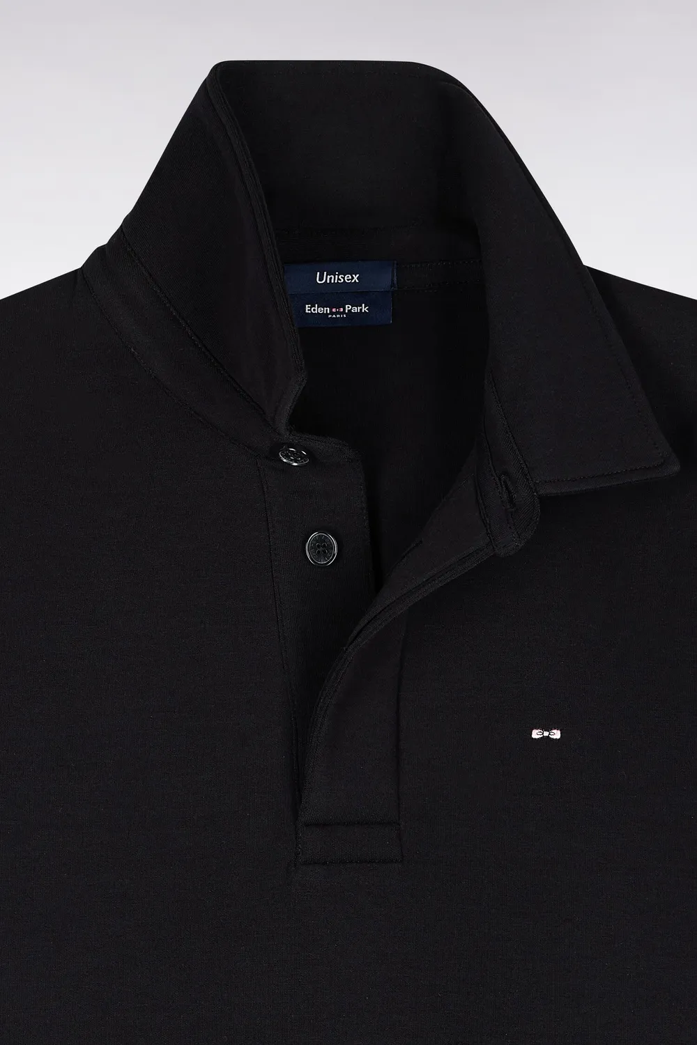 Eden Park H26MAISW0009 sweatshirt coton noir col maillot