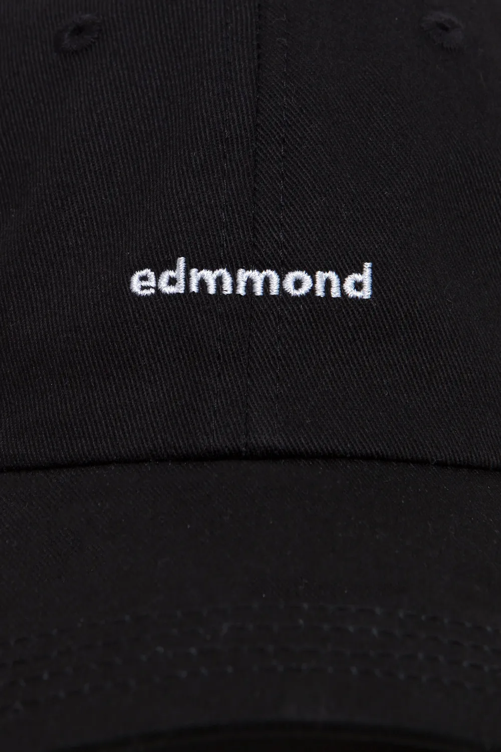 Edmmond Studios Logo Cap casquette noire coton