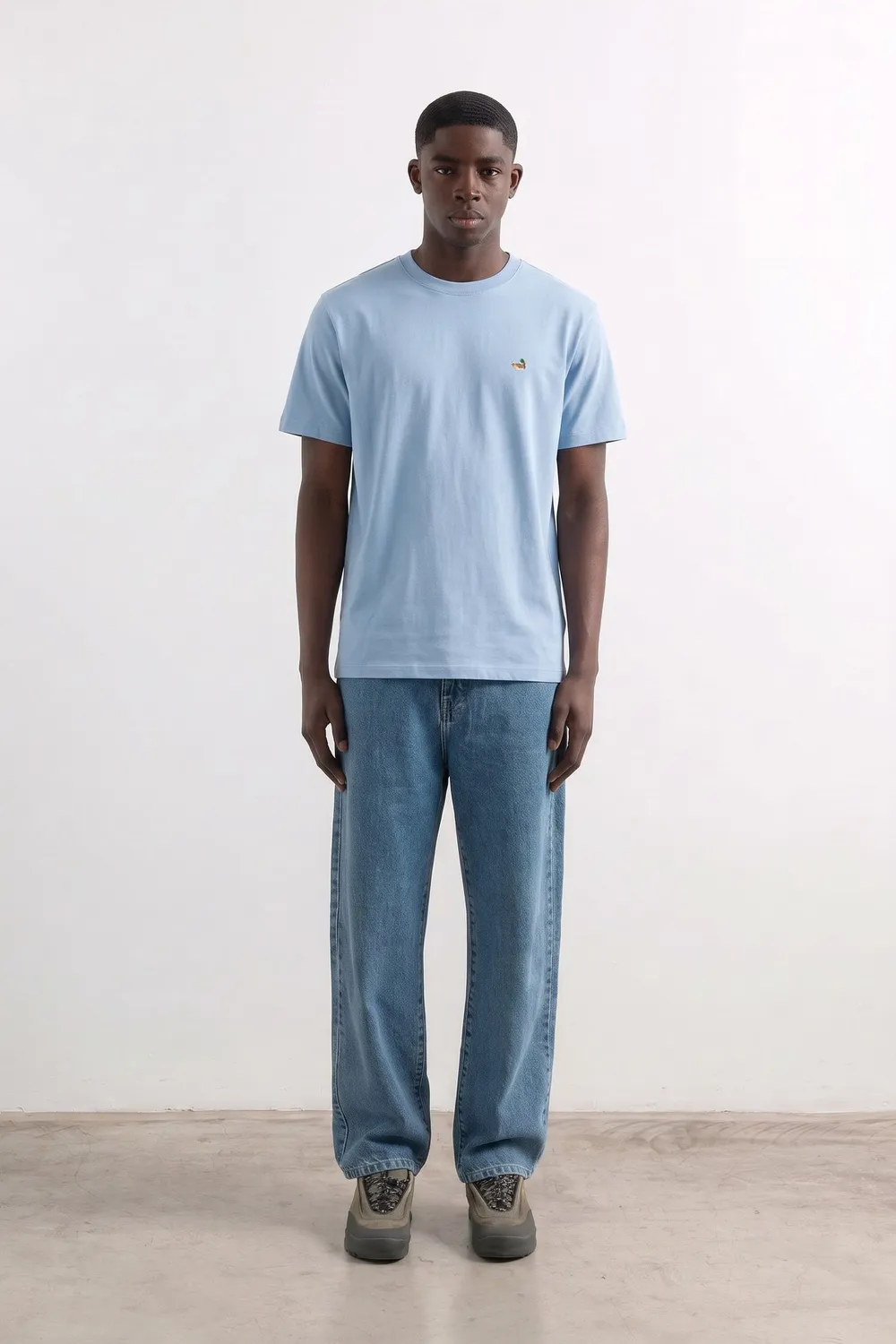 Edmmond Studios Duck T-Shirt t-shirt acier brodé coton