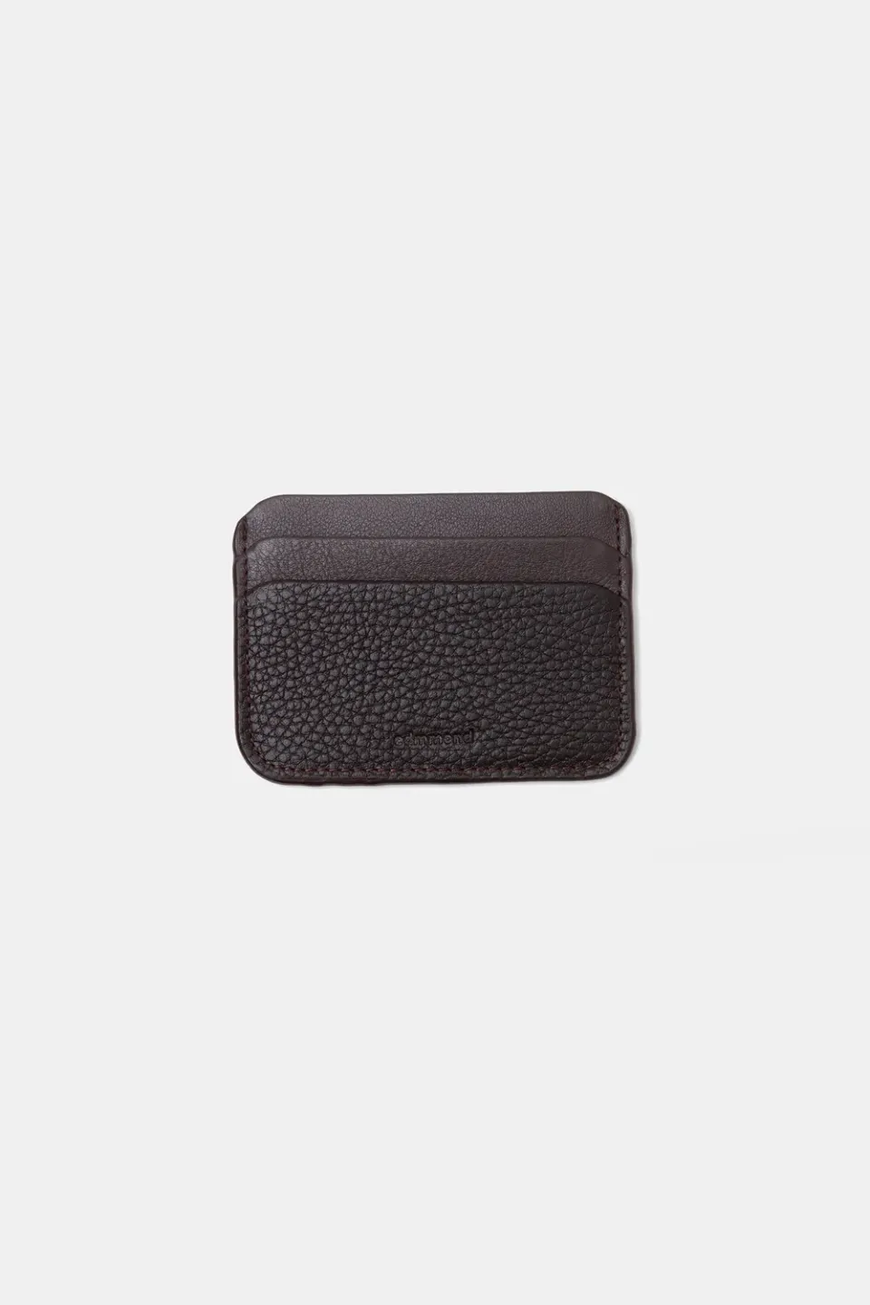 Edmmond Studios Fold porte-cartes cuir marron chocolat