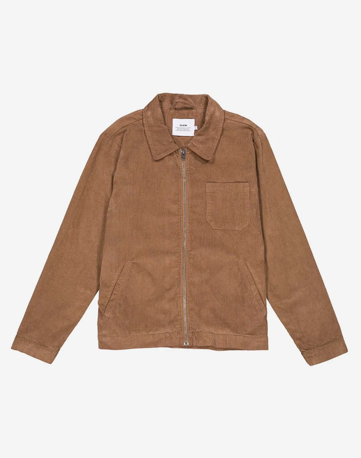 OLOW Austol veste zippee taupe velours