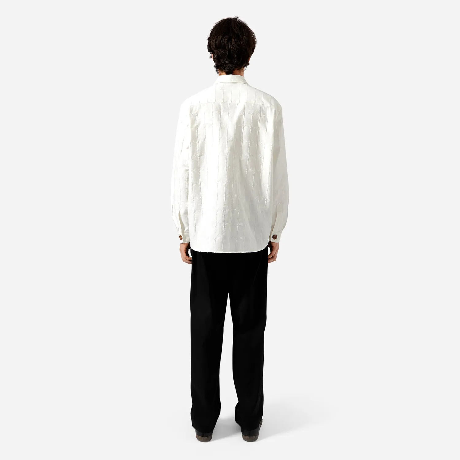 Labrum White Jacquard Monogram chemise homme blanche jacquard