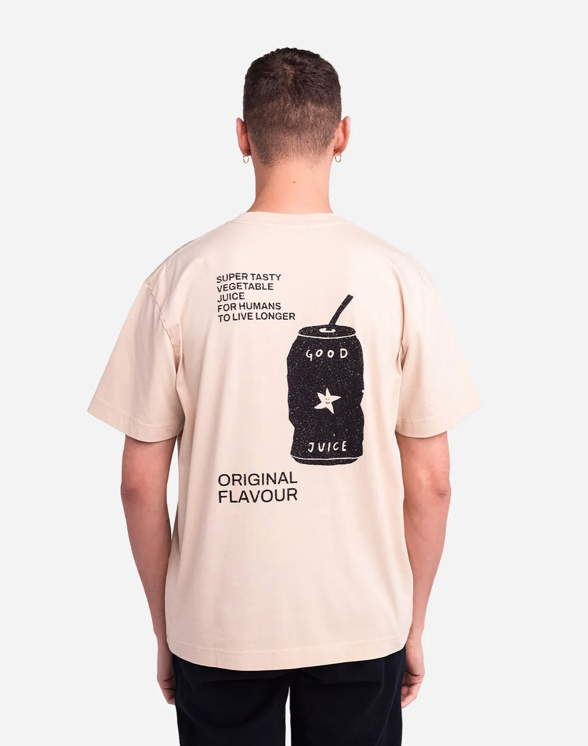 OLOW Flavour t-shirt loose coton bio crème