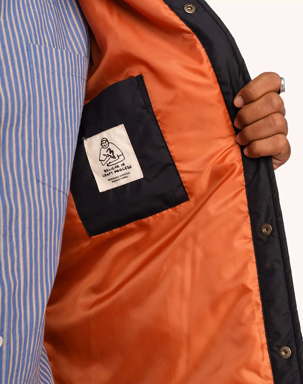 OLOW Tacoma veste noire oversize déperlante