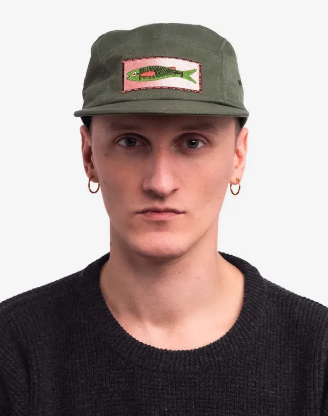 OLOW Pesq casquette kaki coton 5 panneaux