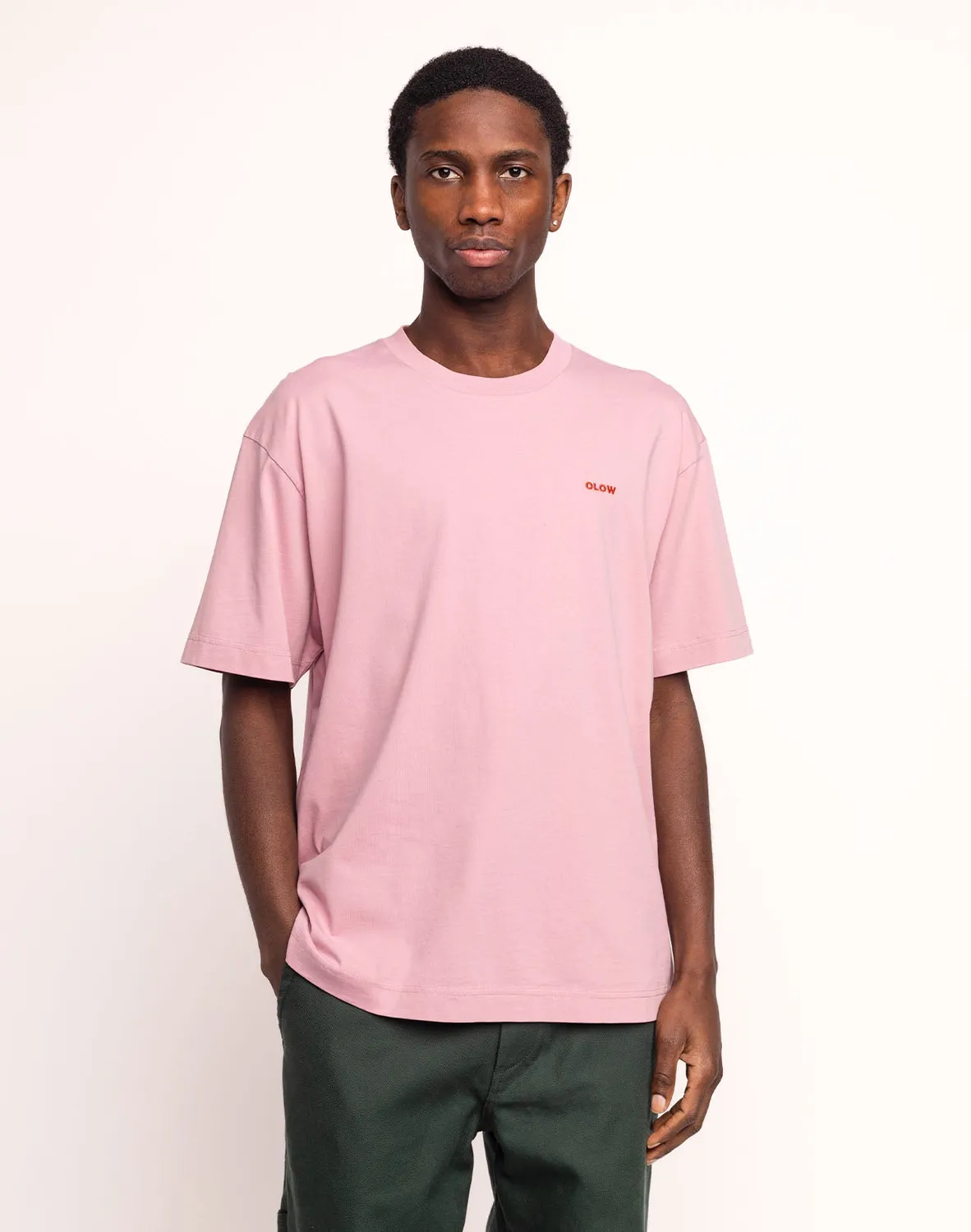 Olow Creative Studio t-shirt rose lila coton bio