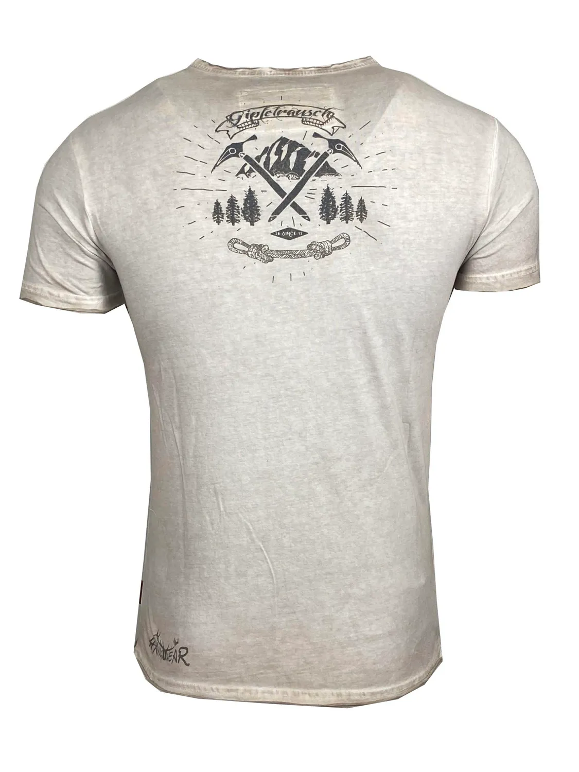 Subliminal Mode BX129 t-shirt homme taille S montagne délavé