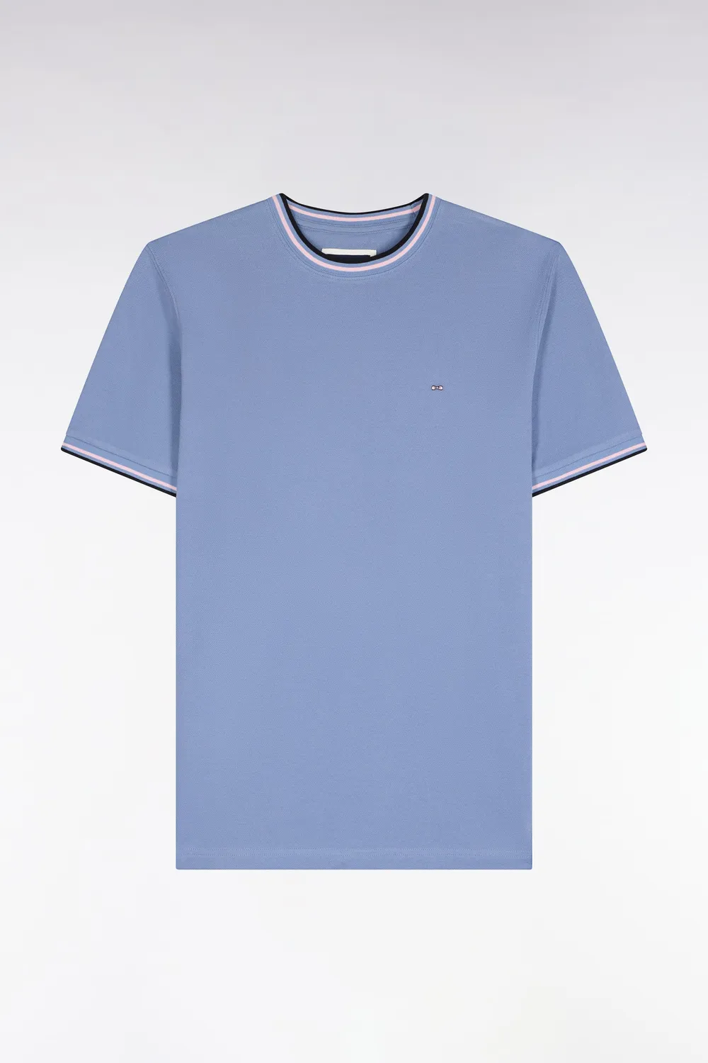 Eden Park t-shirt coton bleu rayé coupe droite homme