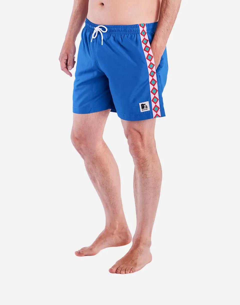 Olow Tambor short de bain bleu outremer