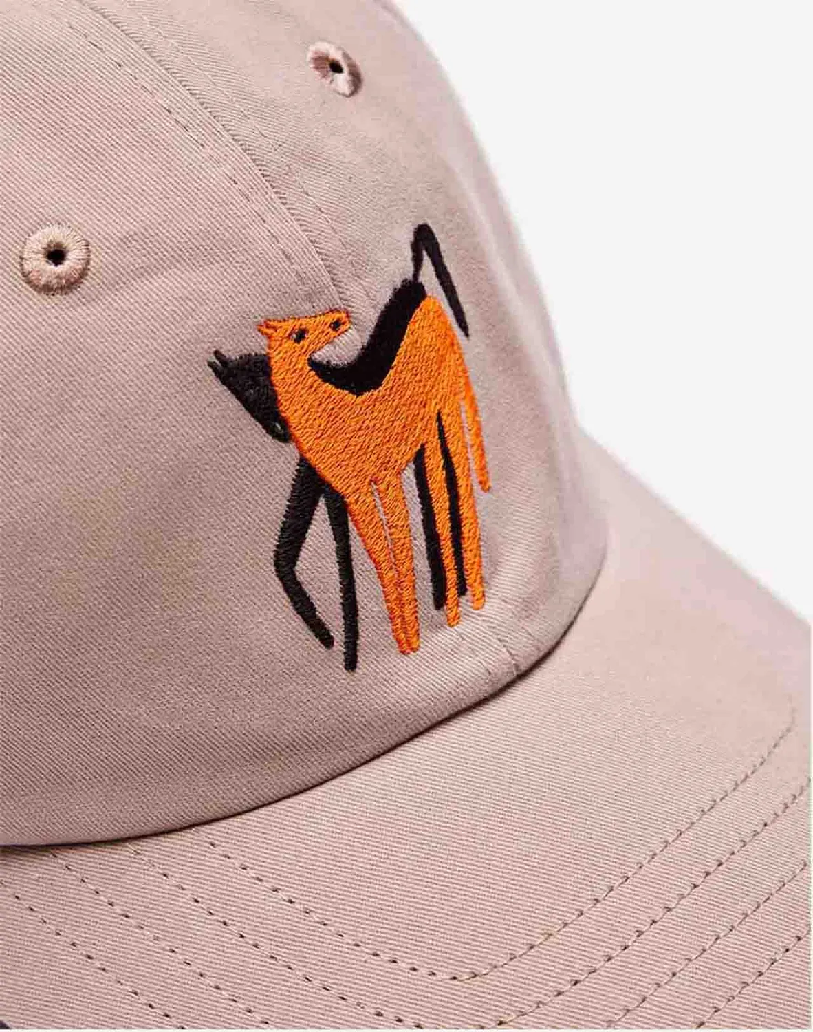 OLOW Hastar casquette six panels beige brodée