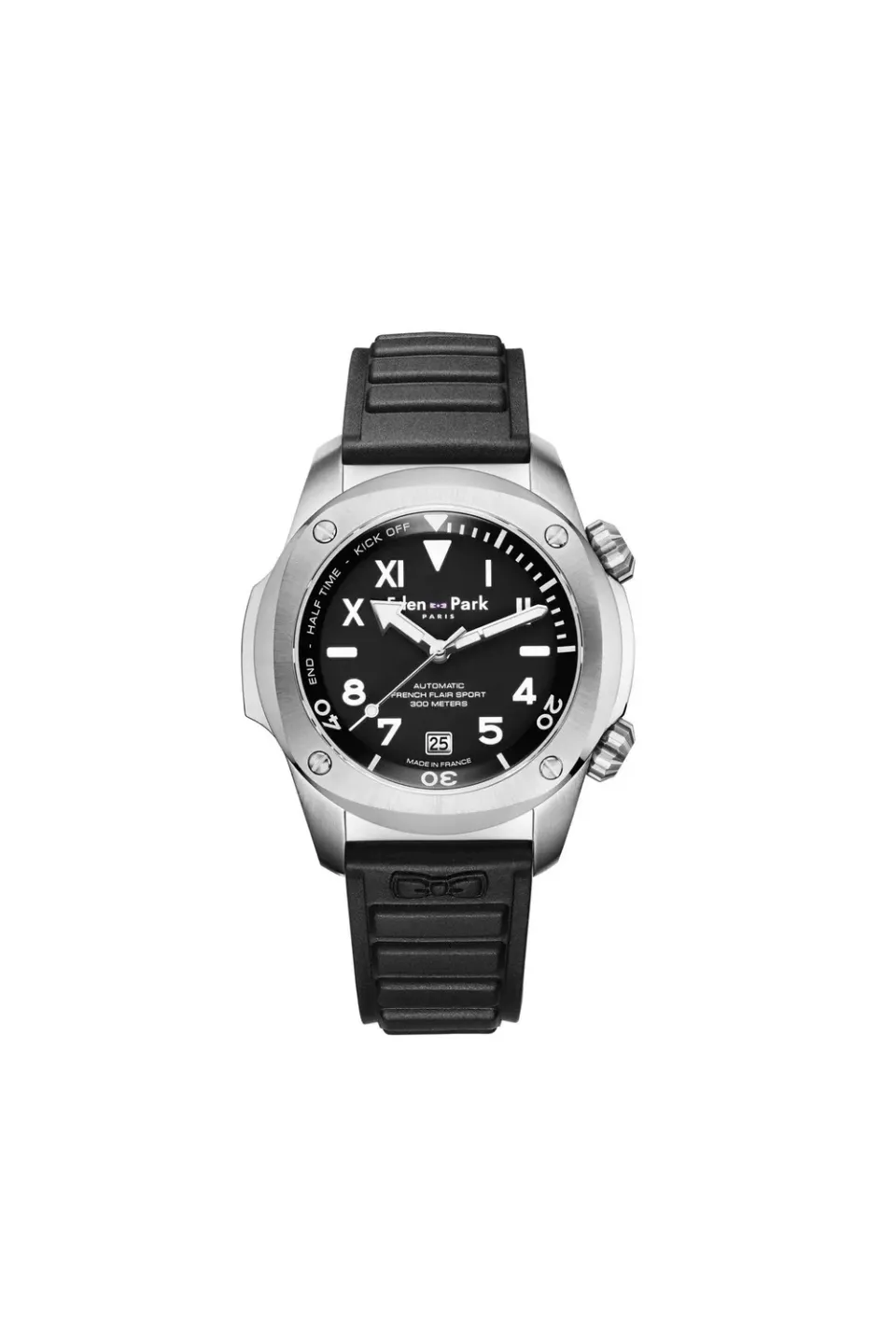 Eden Park montre automatique diver noir 43mm 300m