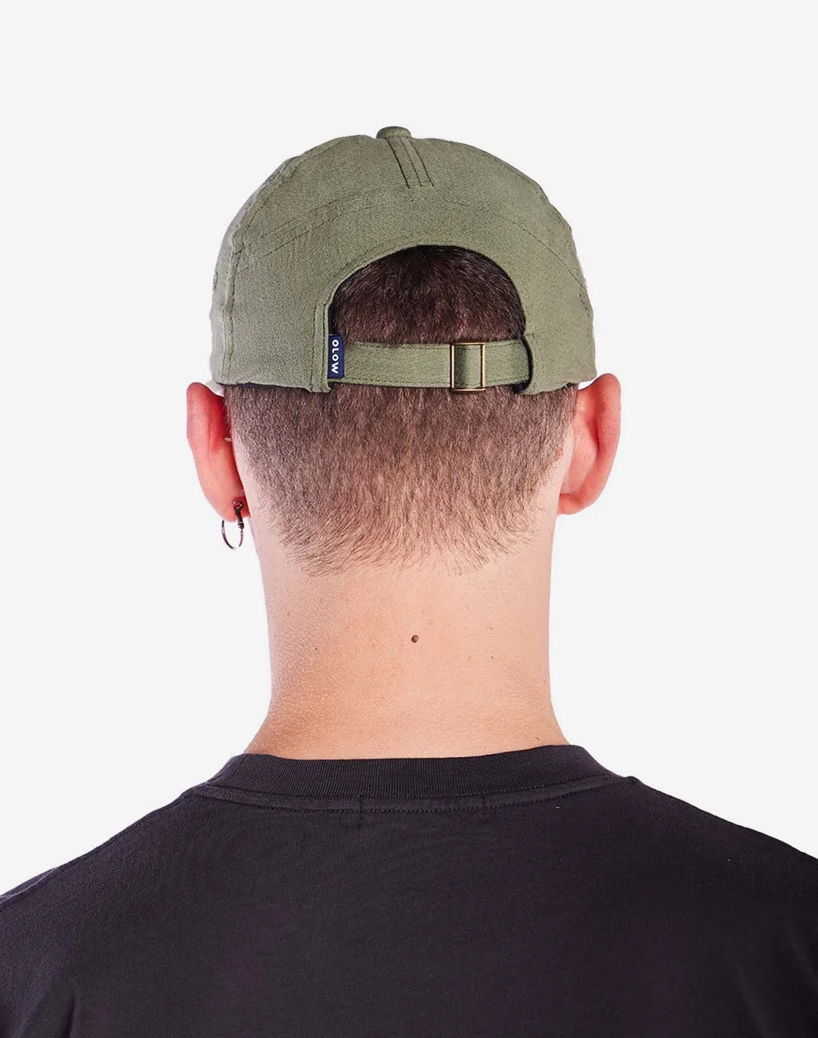 OLOW Creative Life casquette vert olive coton