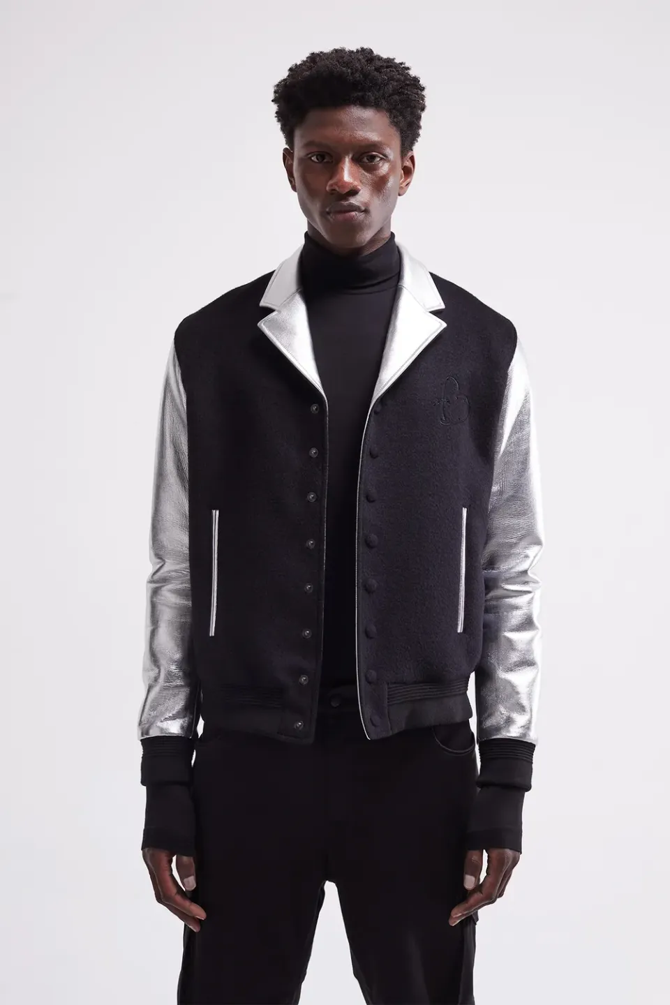 French Deal Évolution veste cuir laine mixte
