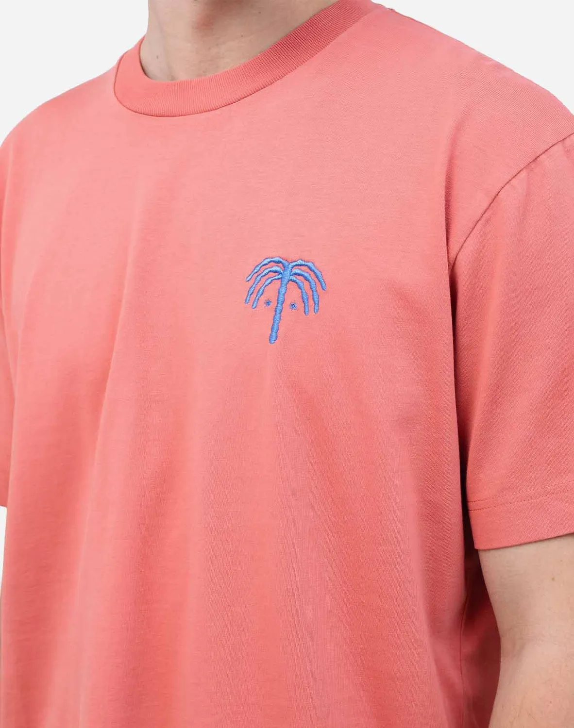 OLOW Connection t-shirt ample rose mineral coton