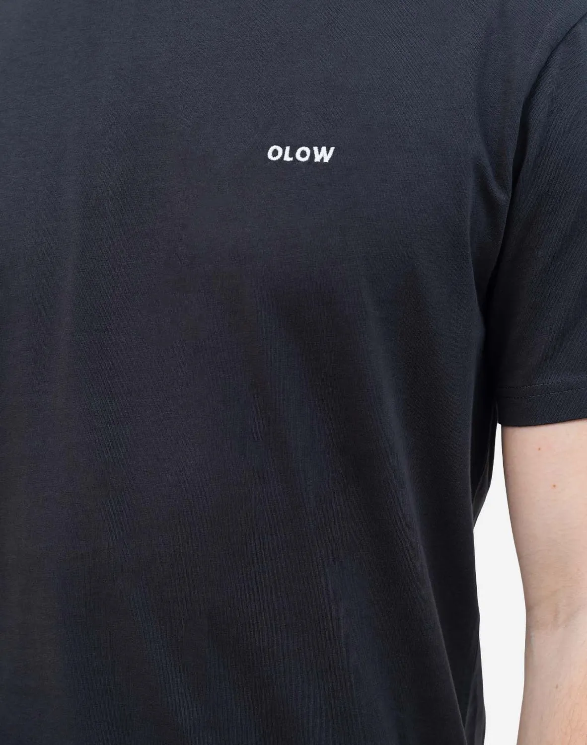 OLOW Portrait t-shirt droit noir carbone