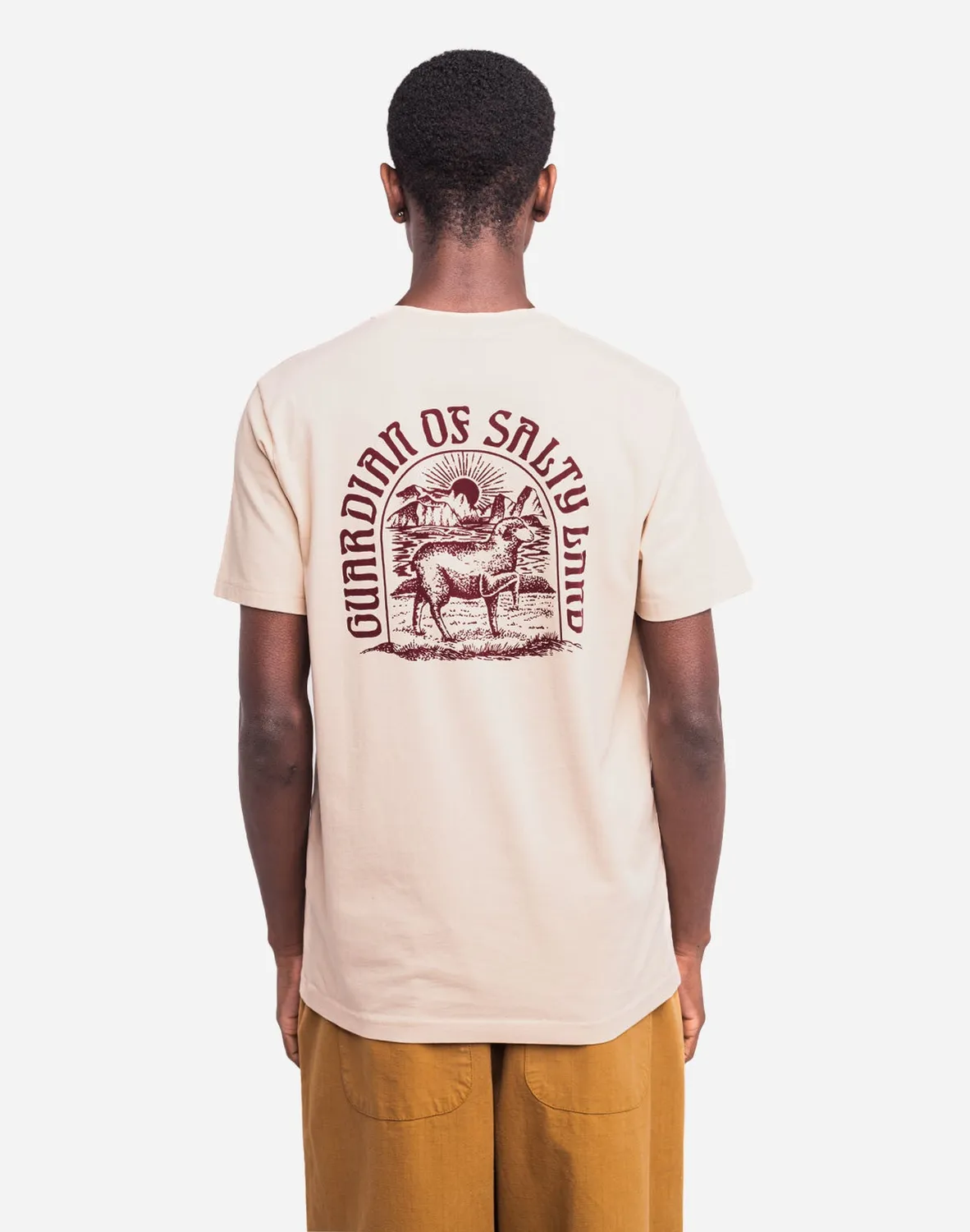 OLOW Guardian t-shirt coton bio crème