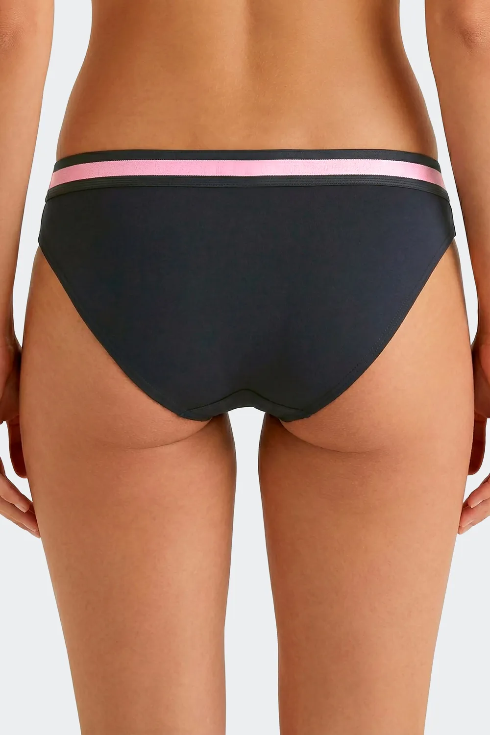 Eden Park culotte coton stretch marine taille élastiquée