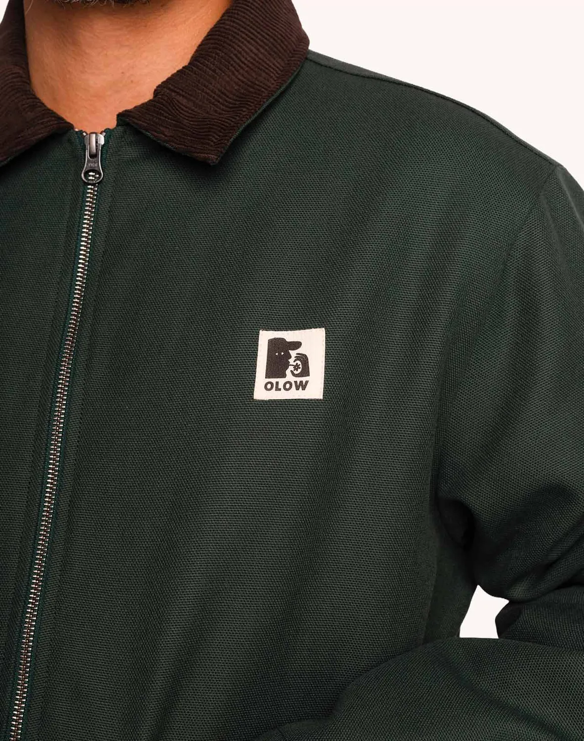 OLOW Yarm blouson workwear vert mélèze matelassé