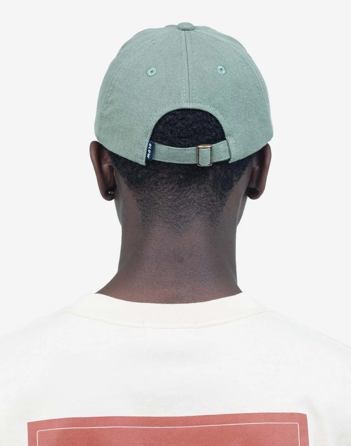 Olow Carlton casquette six panels vert olive coton bio