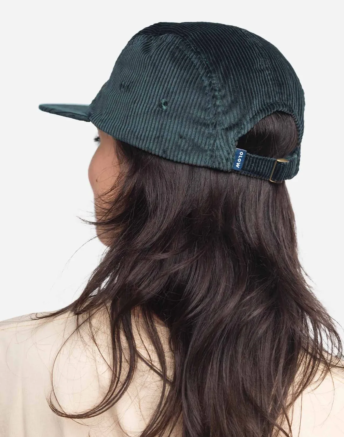 OLOW Joy casquette five panel vert foncé velours