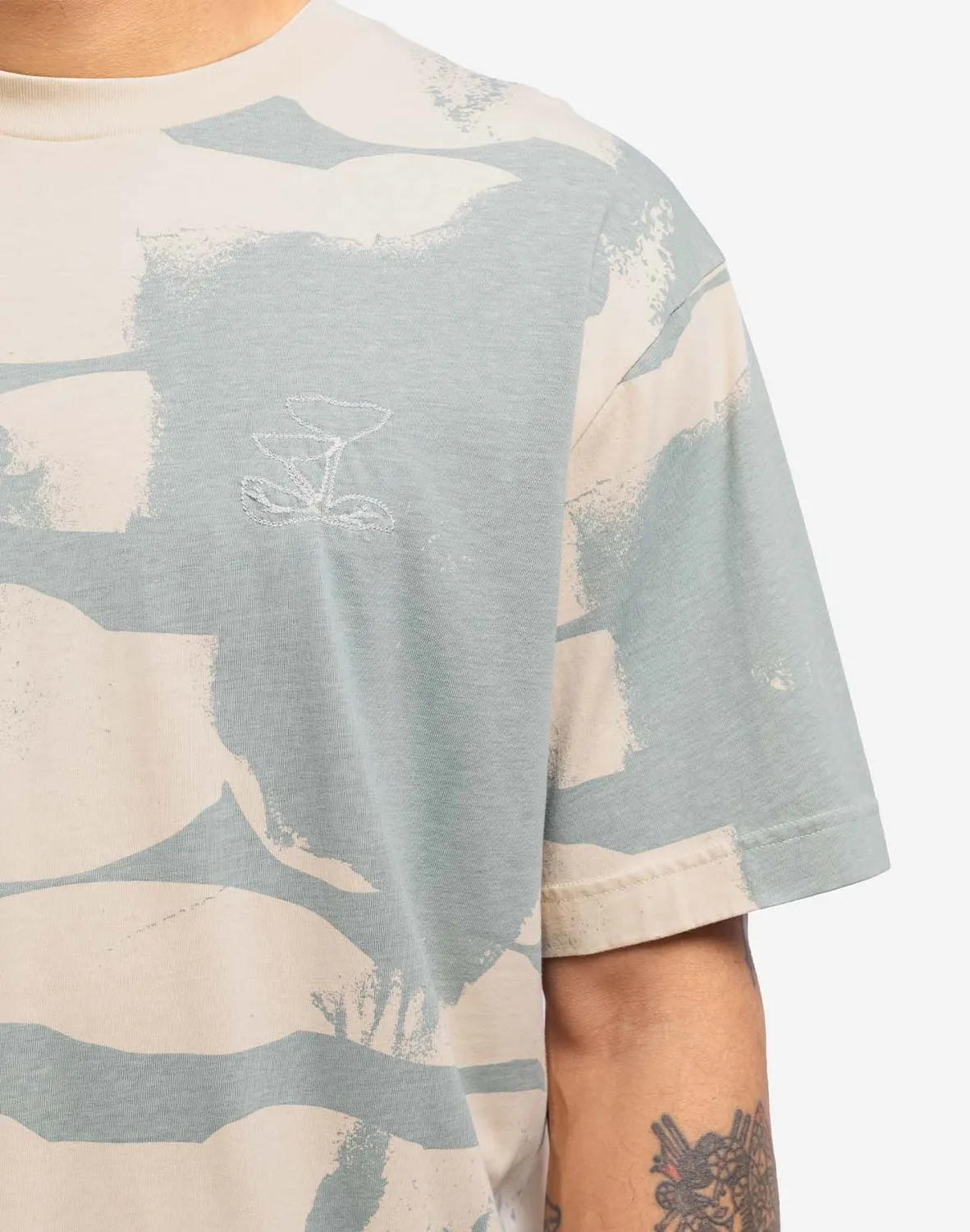 OLOW Gloria t-shirt ample bicolore brodé