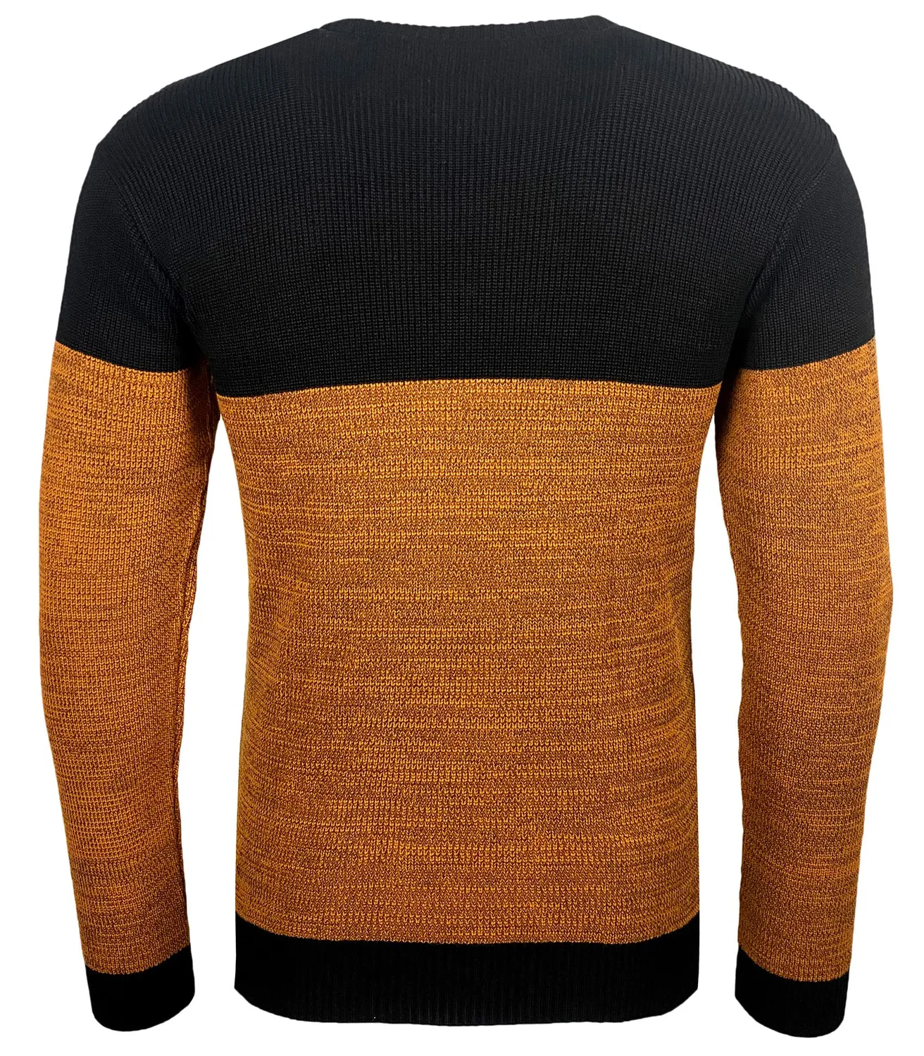 Subliminal Mode BX52288 pull col rond noir bicolore