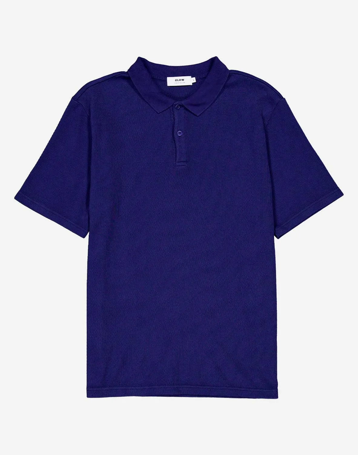OLOW Fez polo homme bleu outremer coton