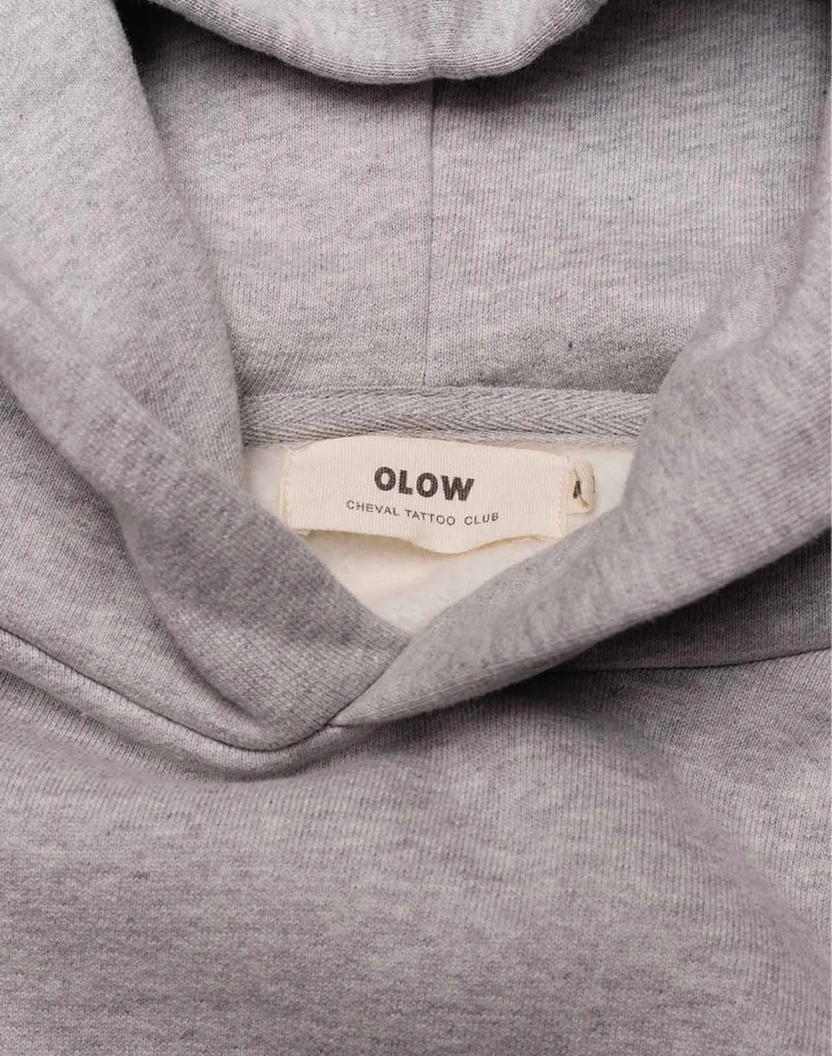 Olow Houdini Shadows sweat gris chiné coton bio