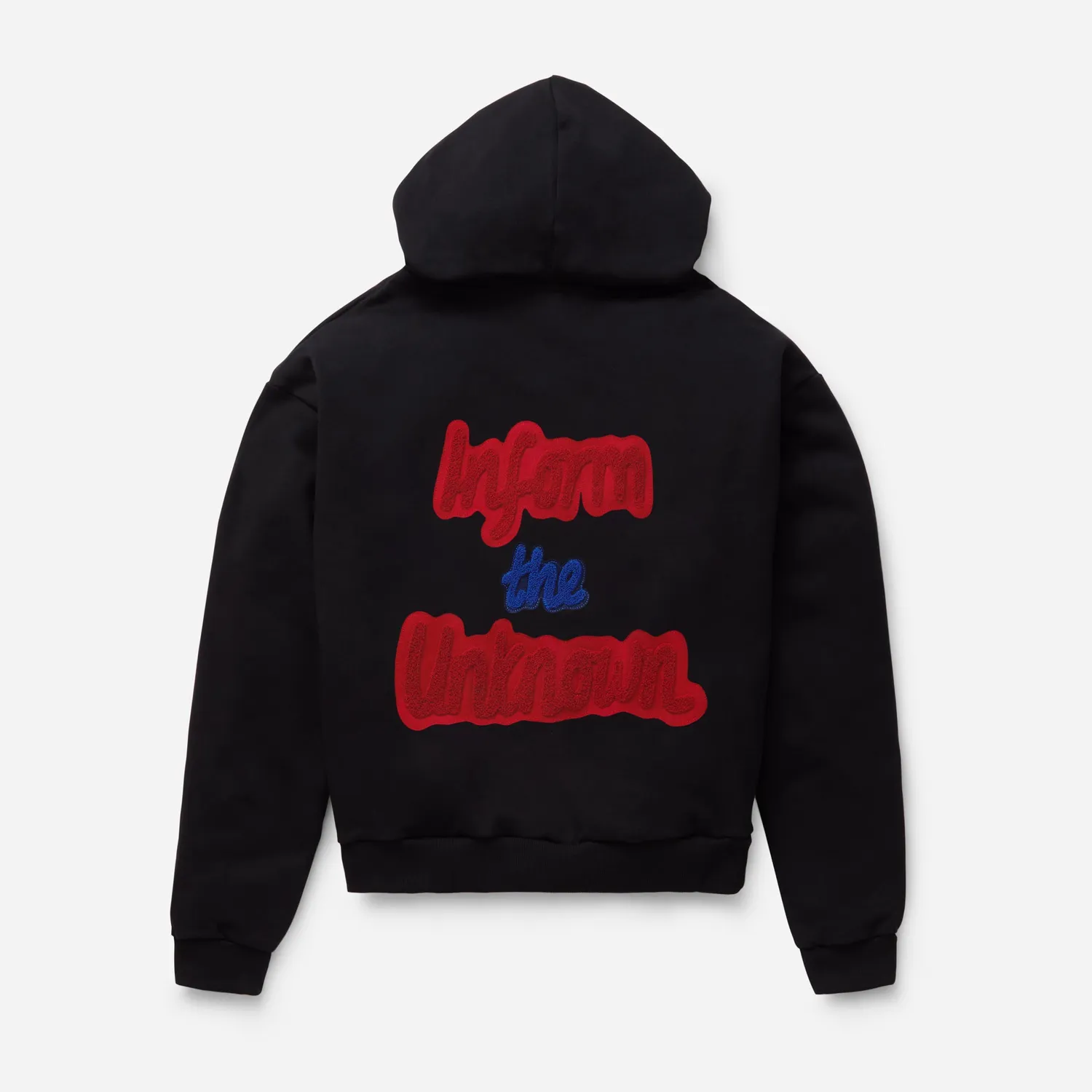 Labrum London sweat à capuche zippé noir coton