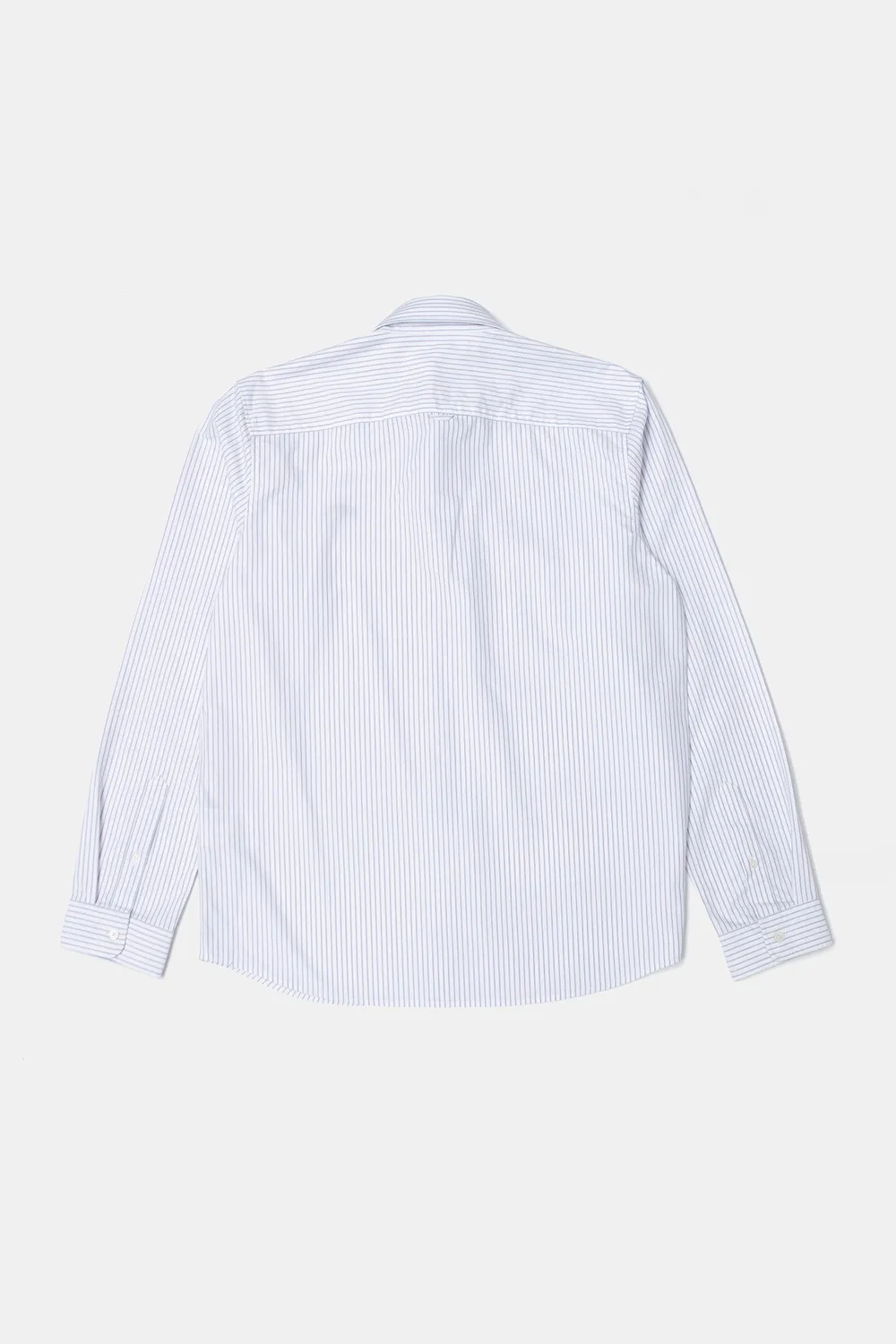 Edmmond Studios Mini Core chemise homme blanche rayures oxford