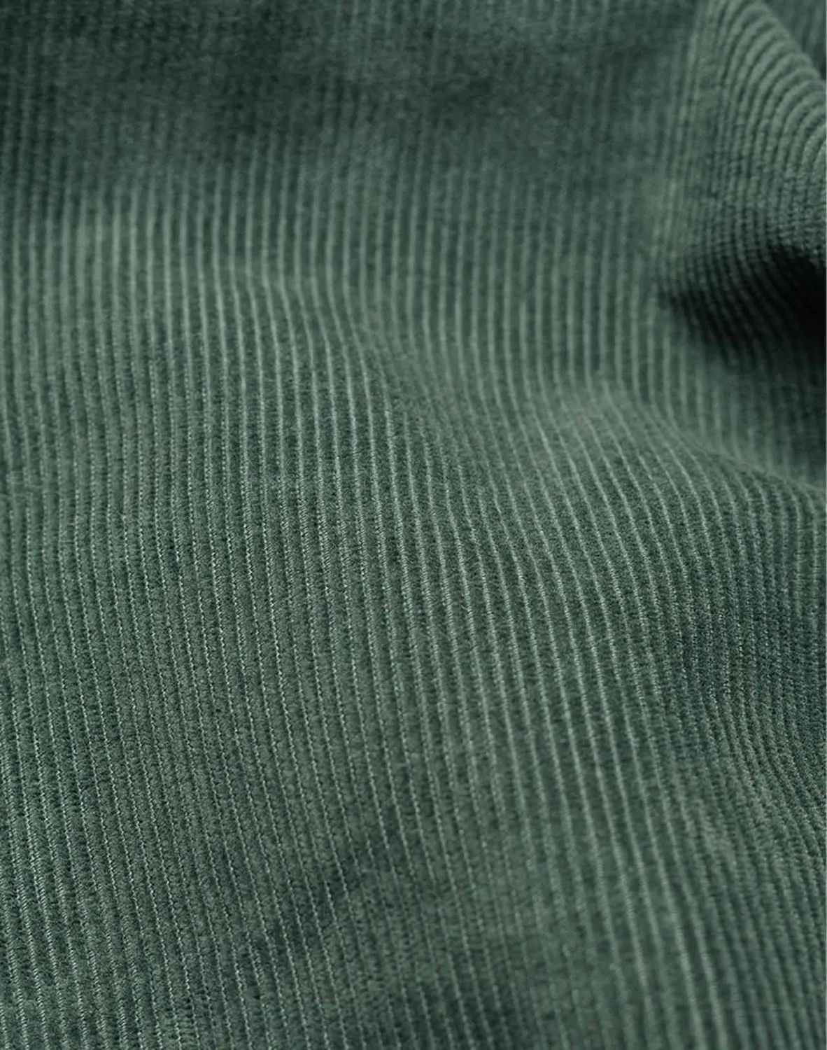 Olow Bangor sweat vert mélèze col zippé
