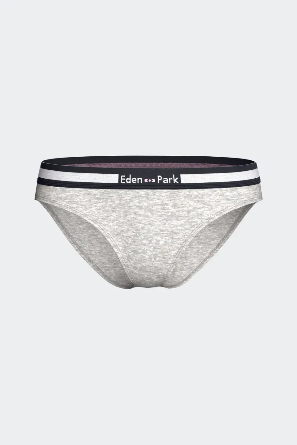 Eden Park culotte coton stretch gris femme