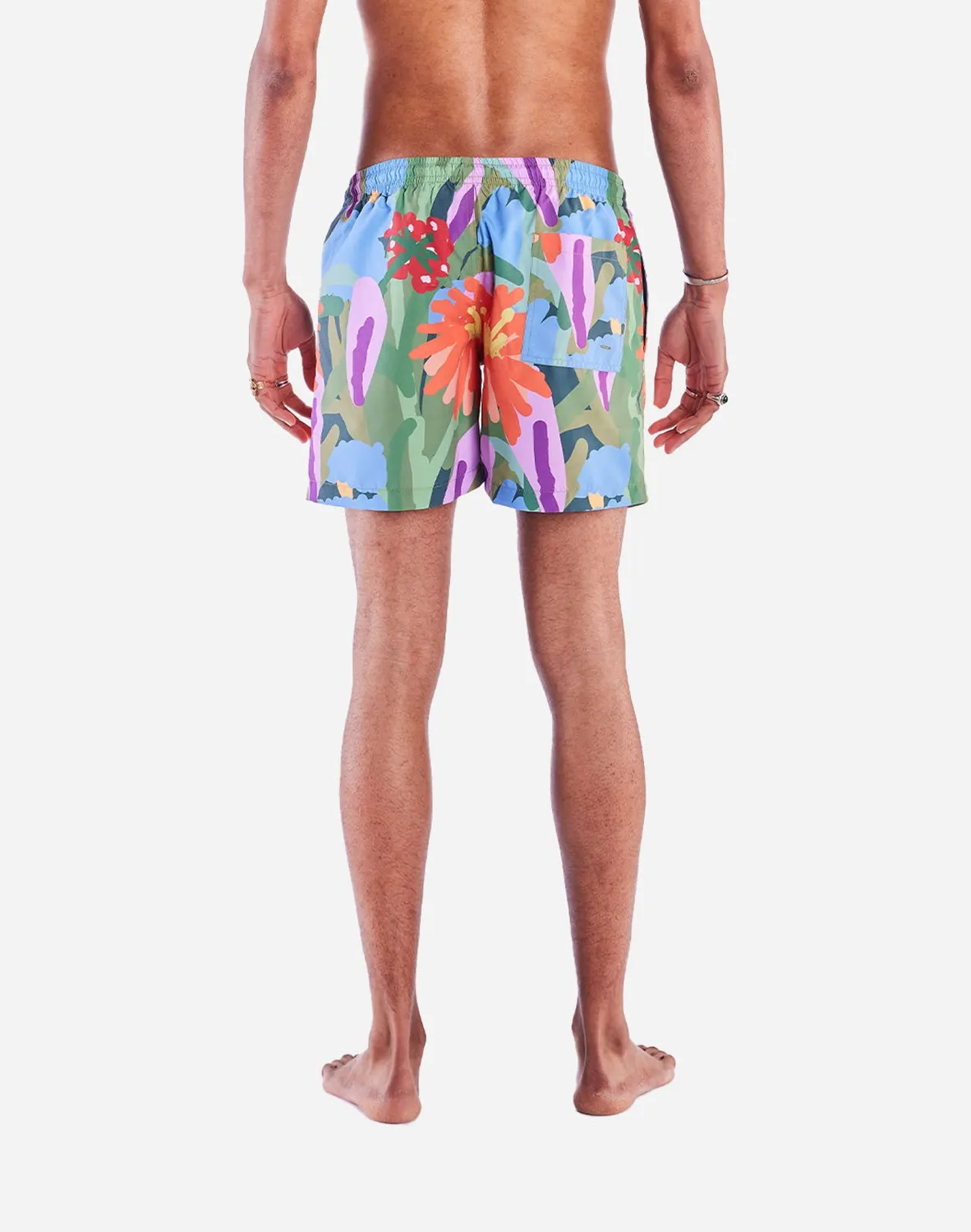 OLOW Wildflowers short de bain multicolore recycle