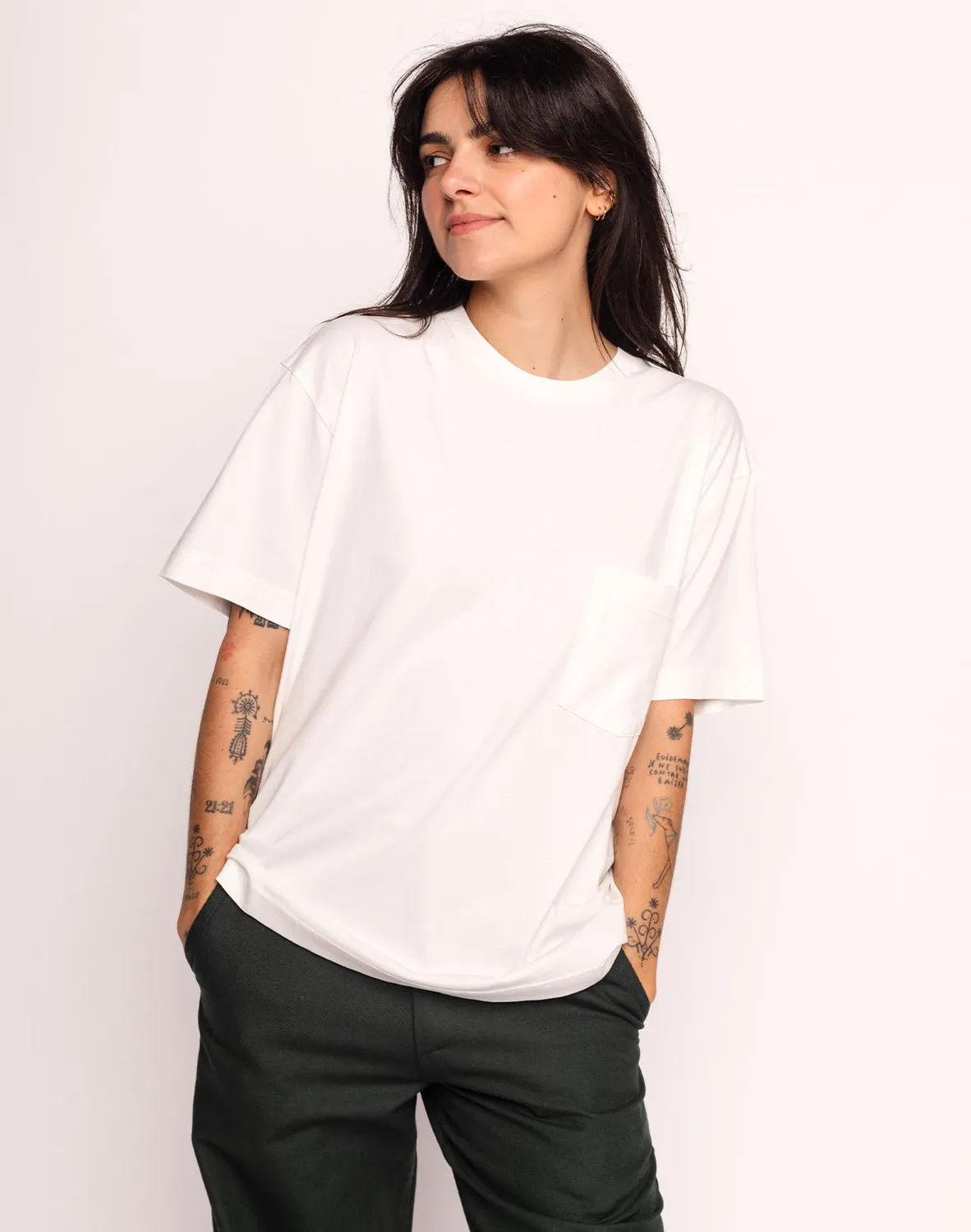 OLOW Ensemble t-shirt écru coton bio