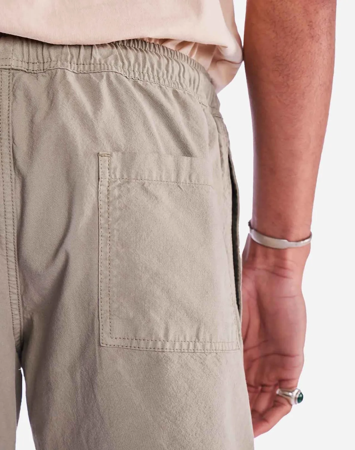 OLOW Bodhi short argile en coton taille élastique