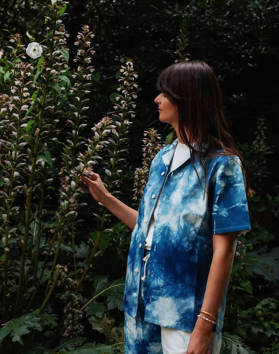 Olow Cosmos veste canvas coton bio manches courtes