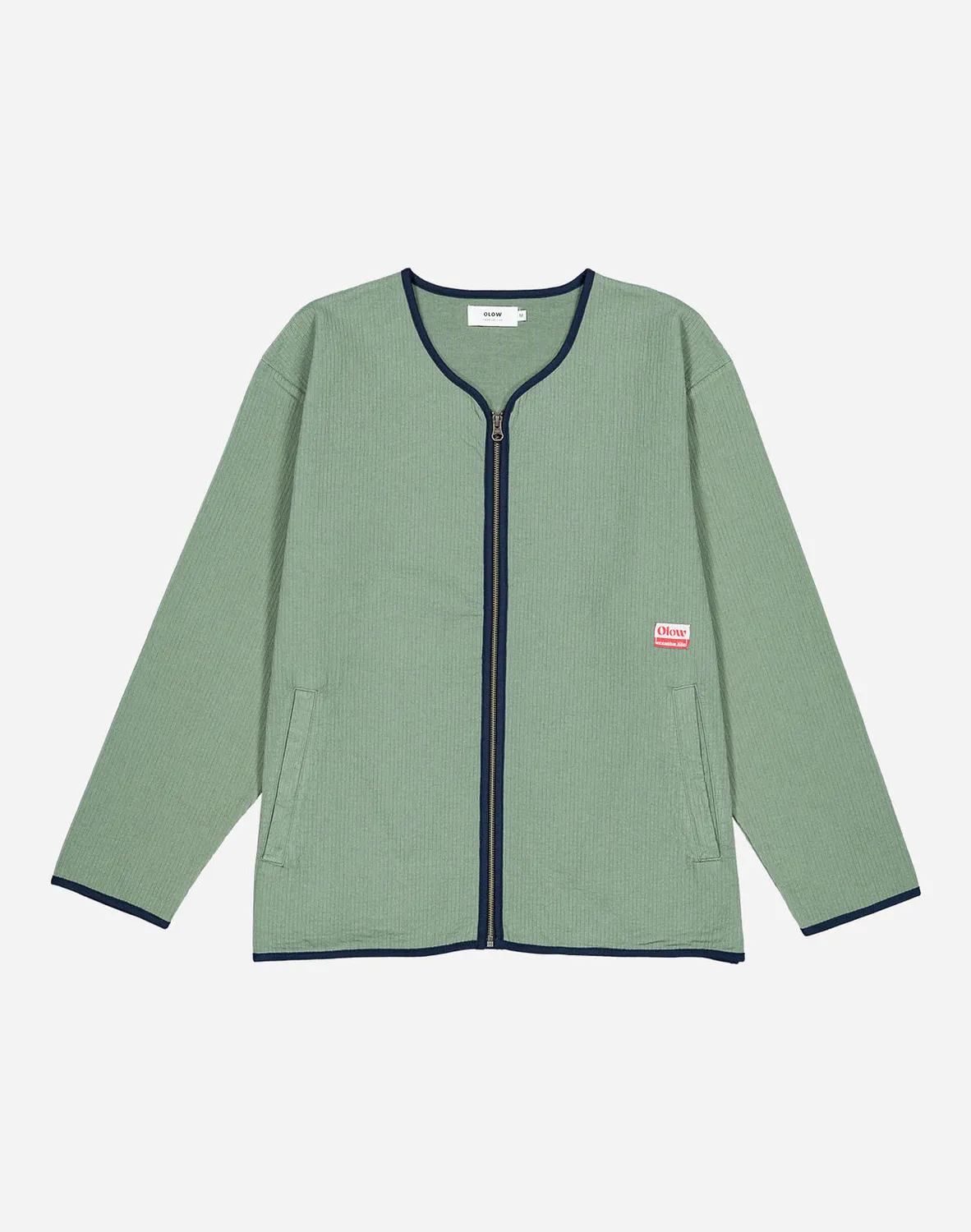 Olow Ostara veste olive matelassée coton