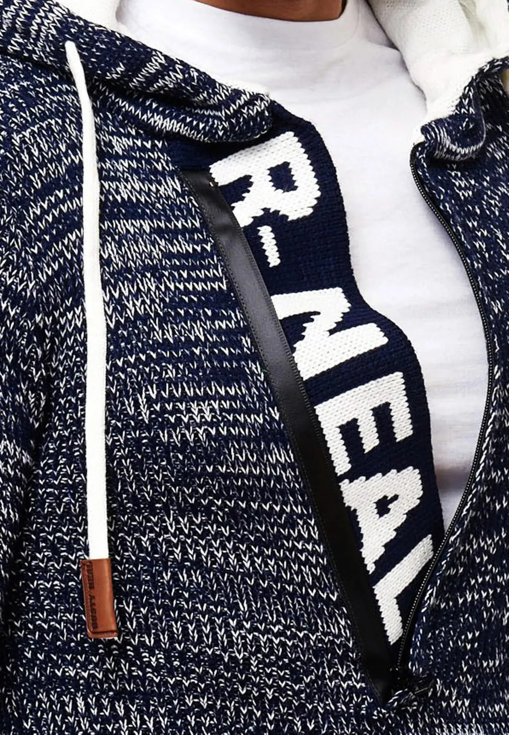 Subliminal Mode BX277 pull capuche zippé acrylique