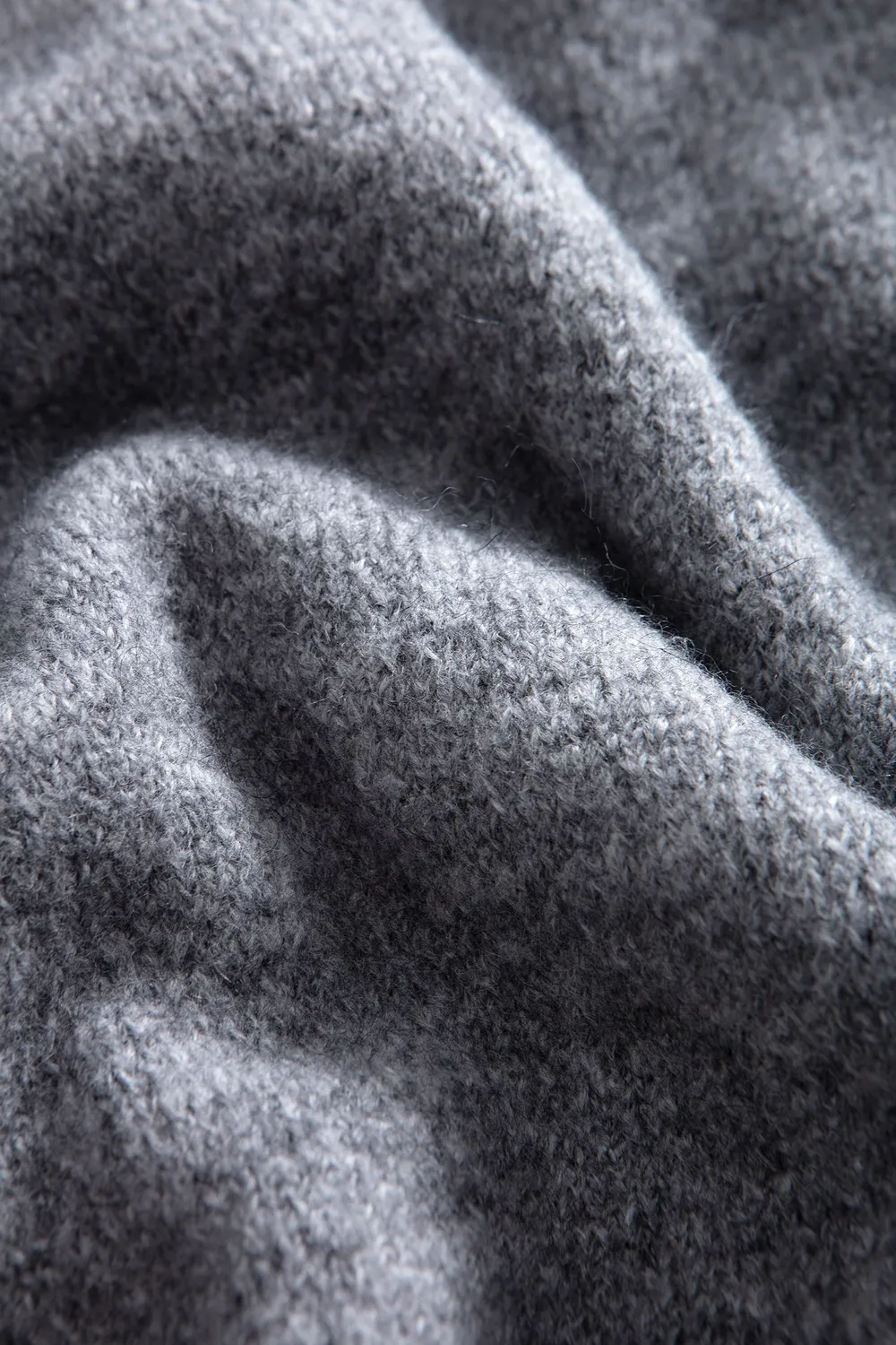 Edmmond Studios Duck cardigan gris laine alpaga