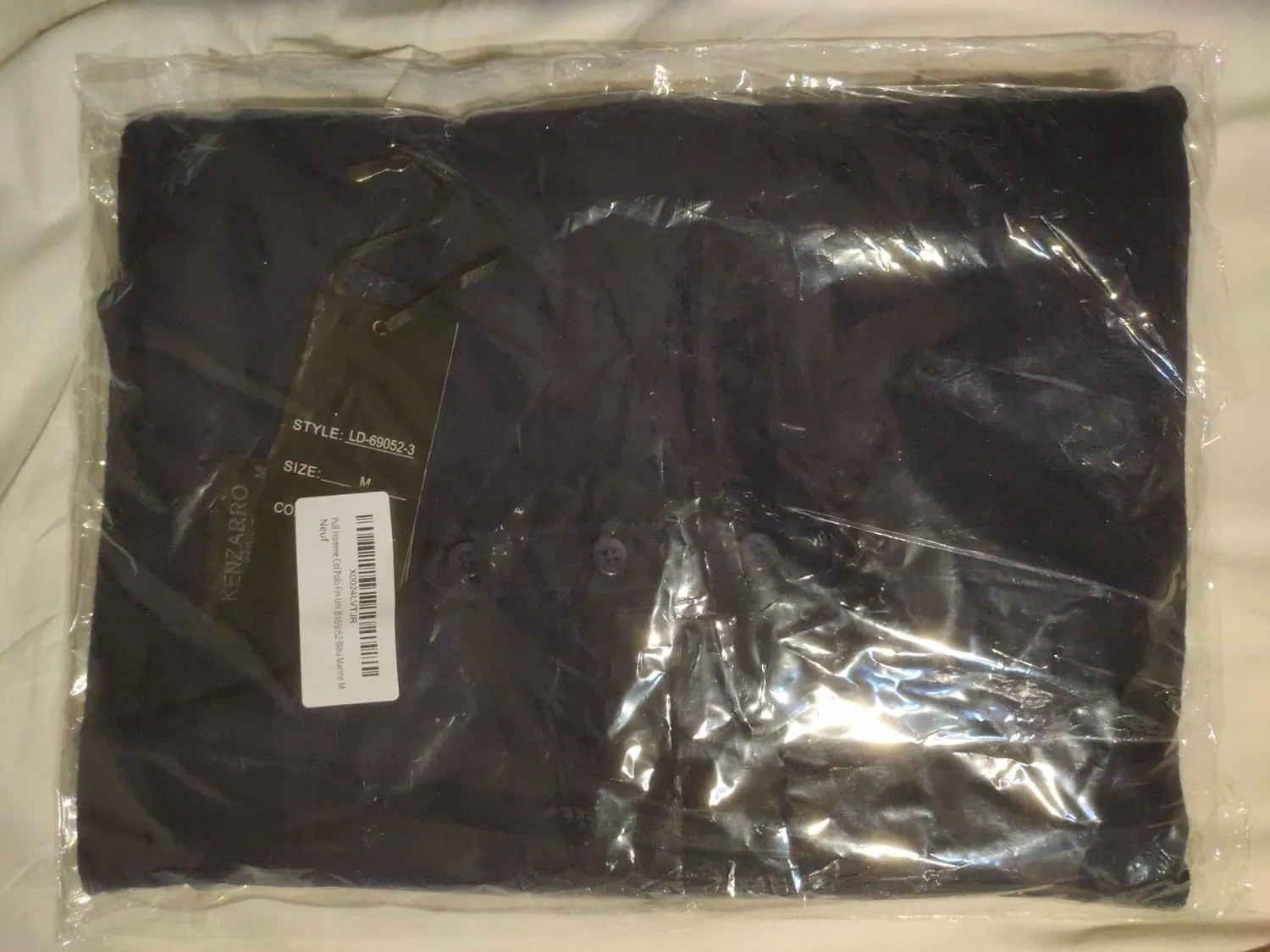 Subliminal Mode BX69052 pull col polo taille L