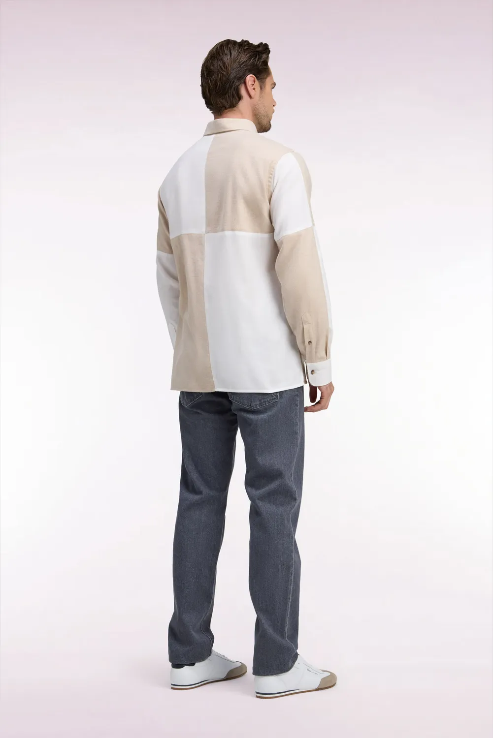 Eden Park One Wash jean homme gris regular stretch