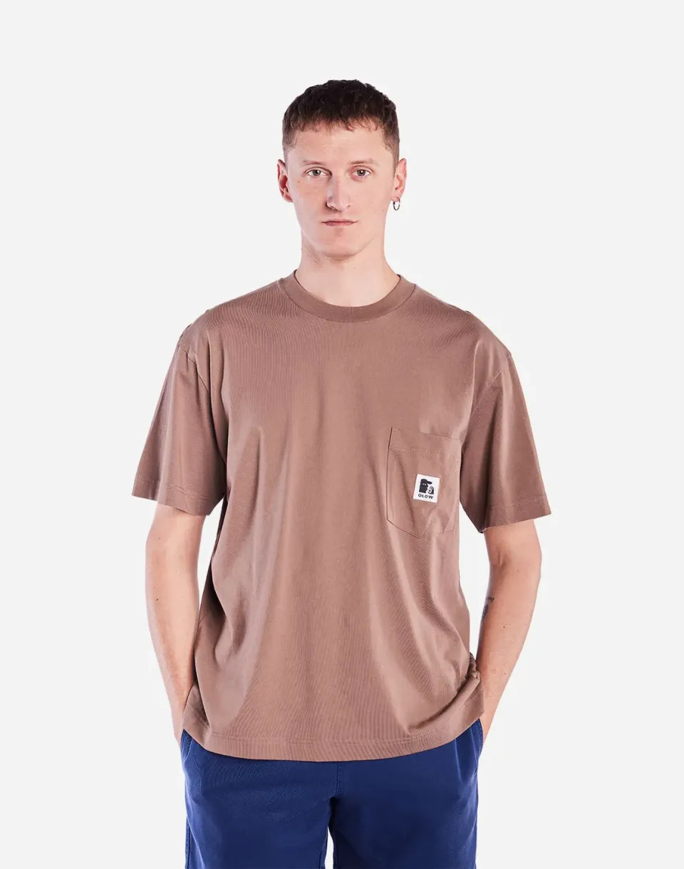 Olow Japo t-shirt ample taupe coton