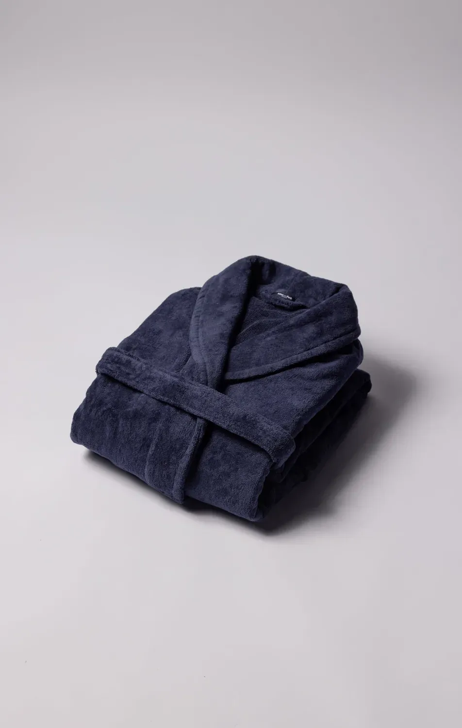 Eden Park Peignoir coton éponge marine brodé unisexe
