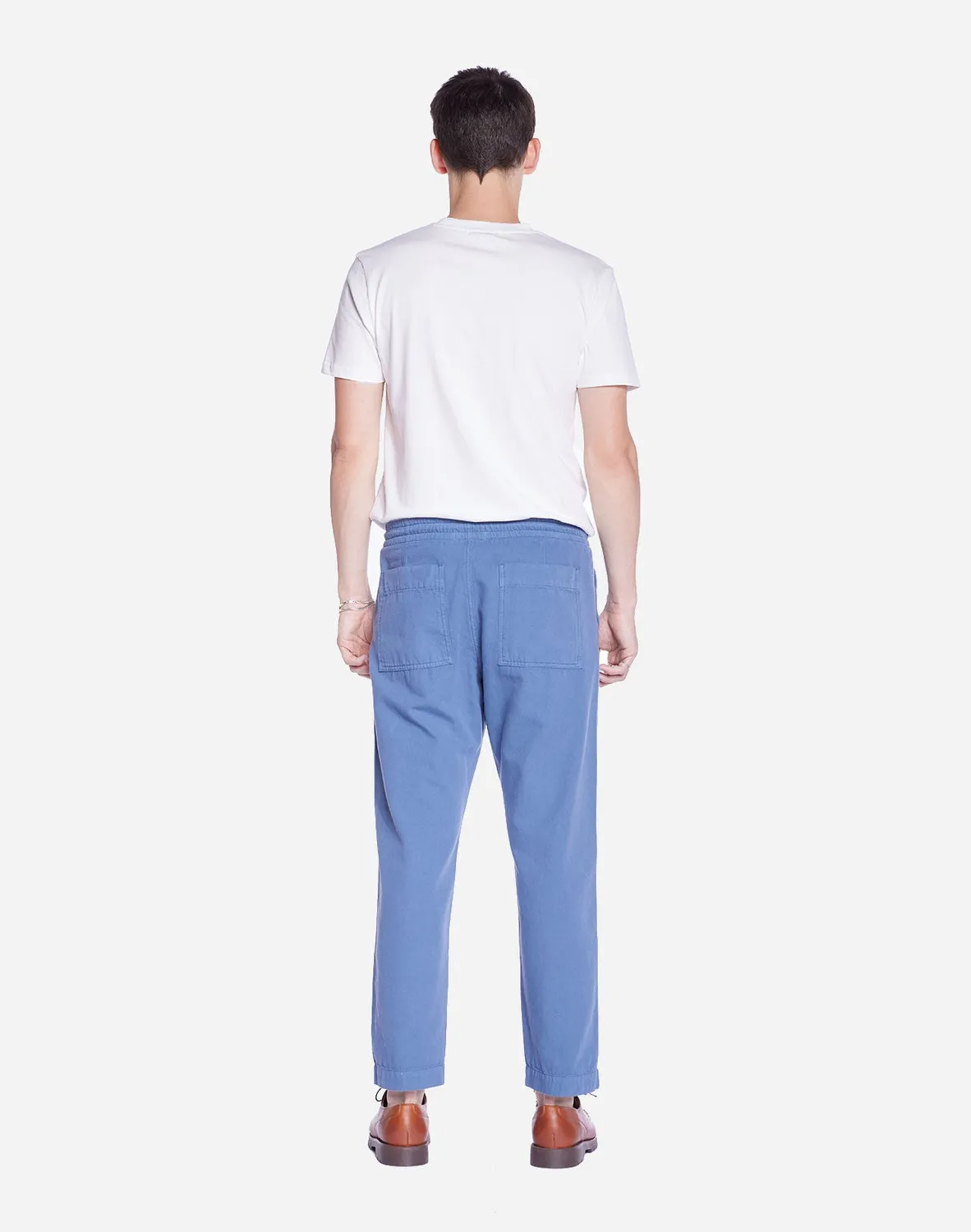 Olow Hatha pantalon bleu cobalt coton bio