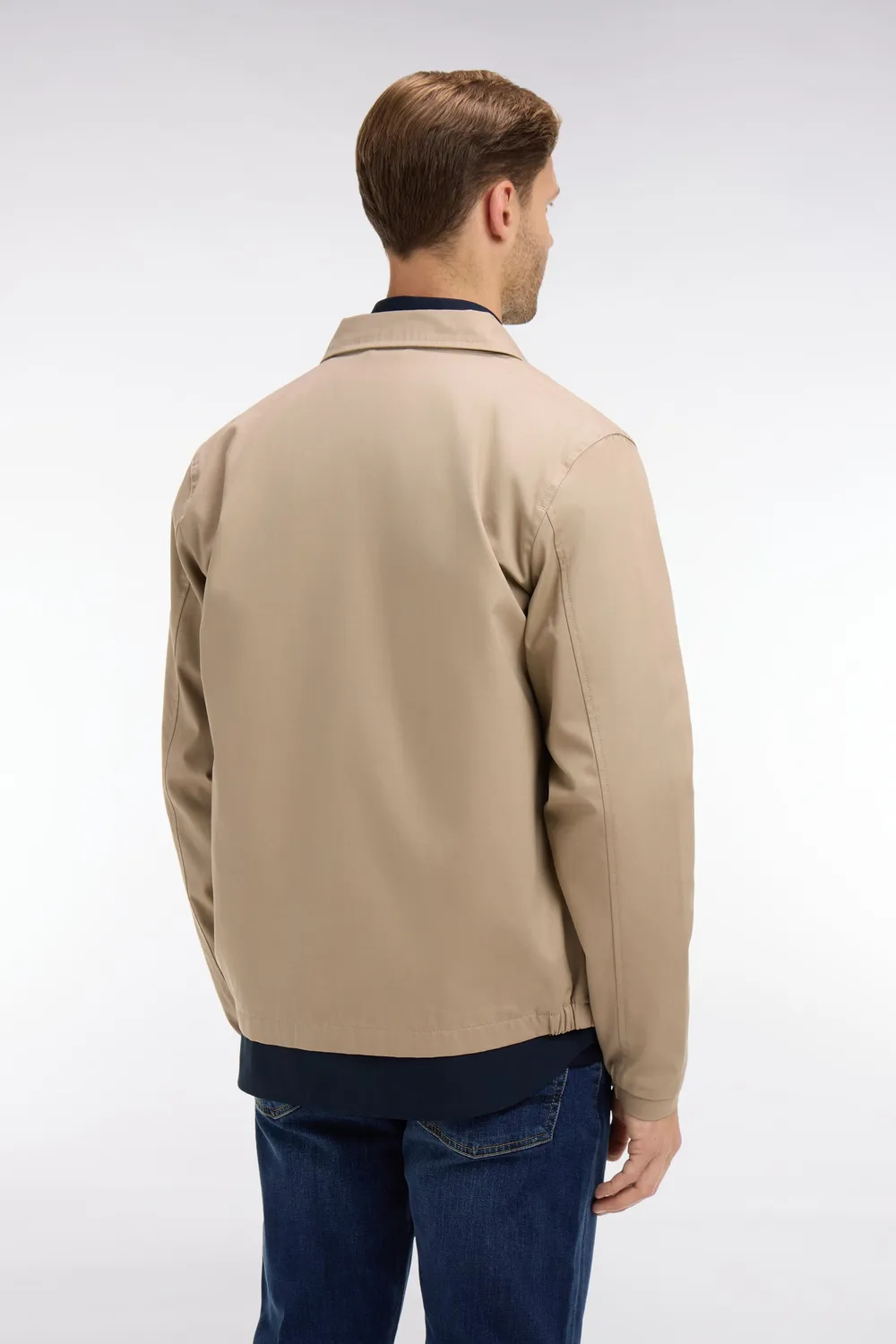 Eden Park blouson rembourré beige homme déperlant